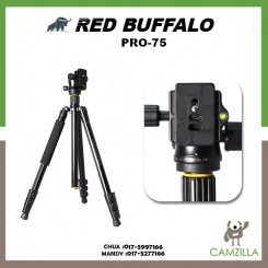 Red Buffalo Pro 75 Professional Camera Tripod